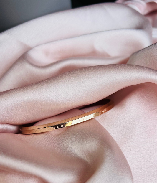 The Whispered Strength – Engraved Bangle